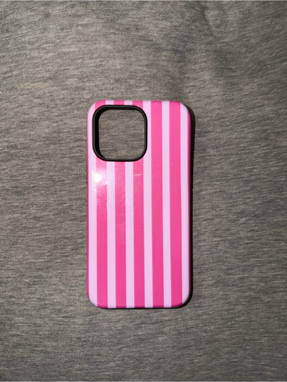 Pink Striped Phone Case for Cell Phones